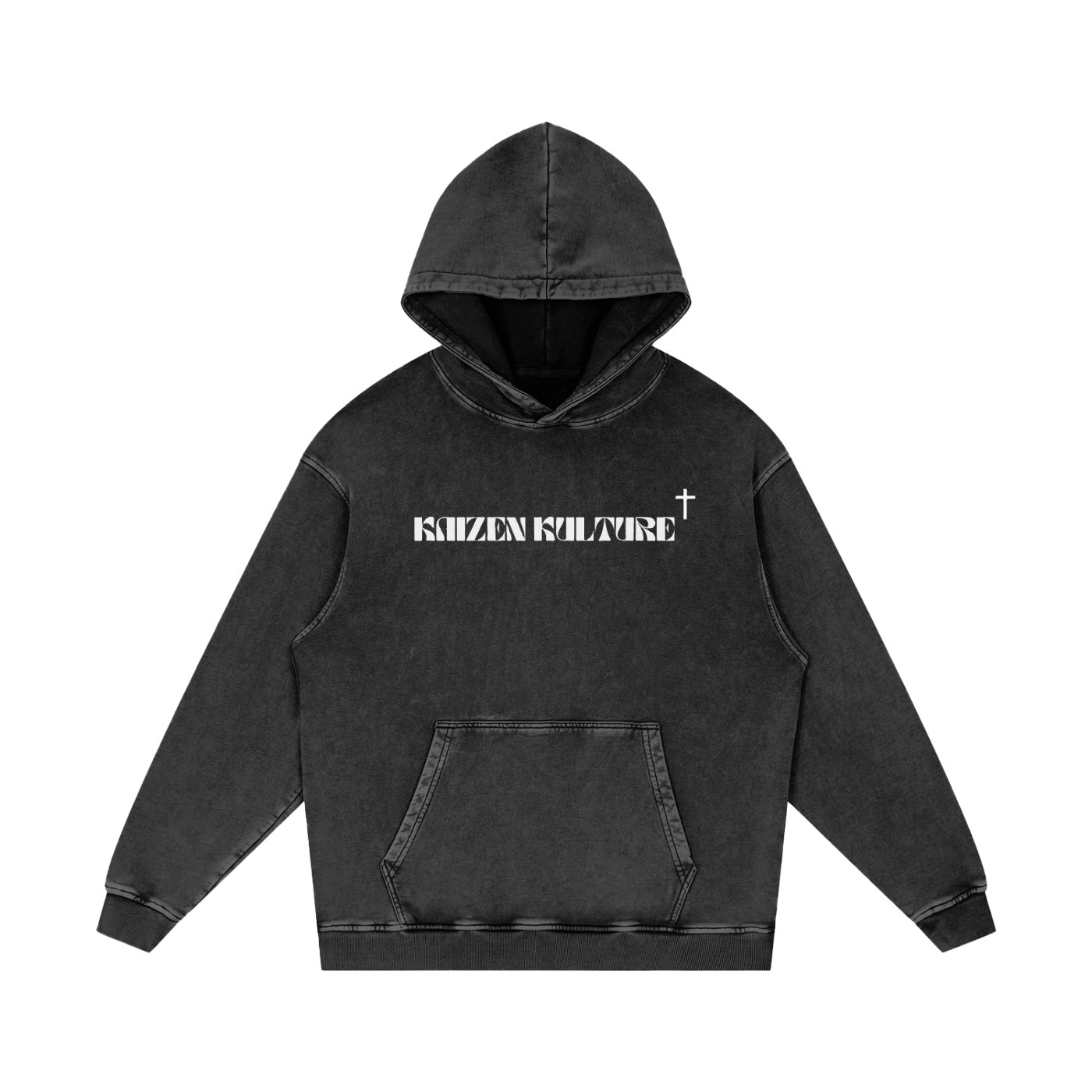 King of Kings black Oversize Hoodie