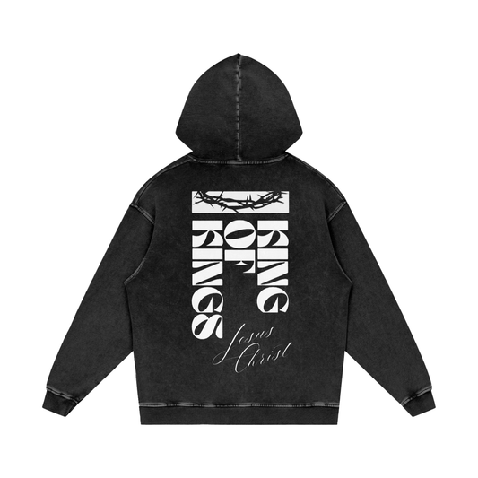 King of Kings black Oversize Hoodie